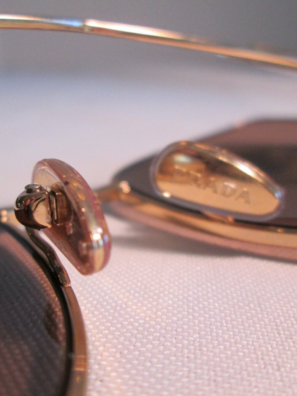 Prada SPR 57Y Sunglasses – Pale Gold | NWT - Picture 9 of 12